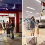 Motorista perde controle do carro e invade farmácia em São Luís