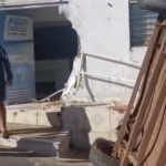 Carreta desengatada invade escritório de contabilidade em Grajaú (MA)