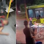 Passageiro reage e mata assaltante dentro de ônibus e deixa um ferido
