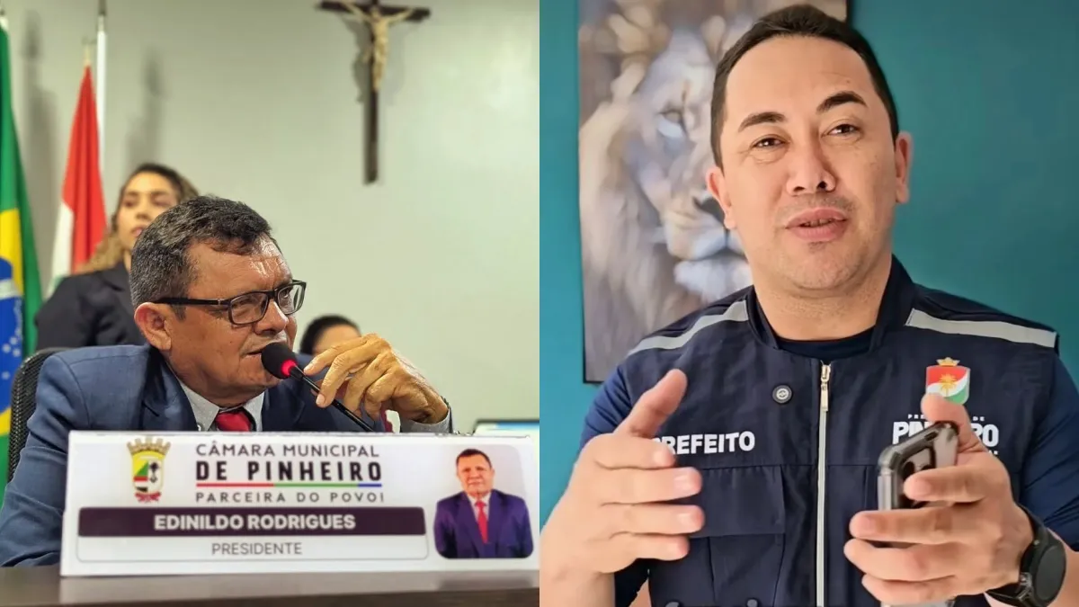 Edinildo Rodrigues presidente da Câmara e preifeito André da Ralpnet