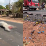 Dois acidentes deixam uma pessoa morta e causam saques de carga em rodovias do Maranhão