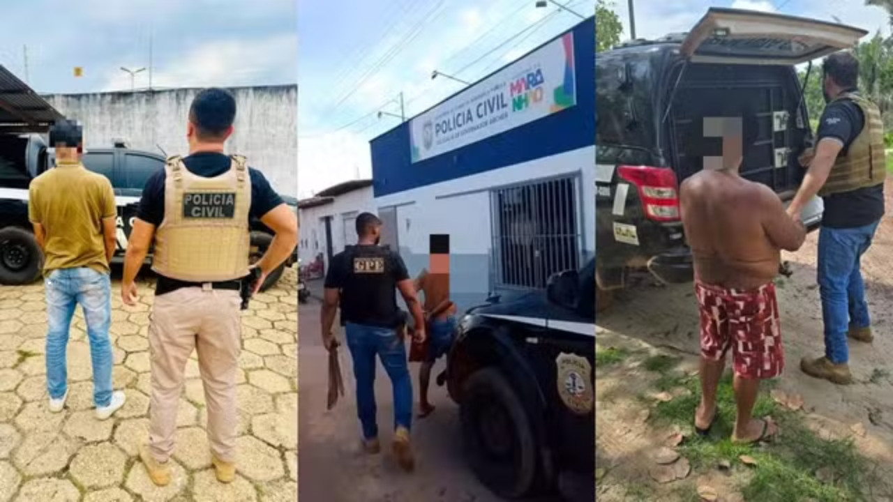 Polícia Civil do Maranhão prende três suspeitos de crimes sexuais contra adolescentes no interior do estado