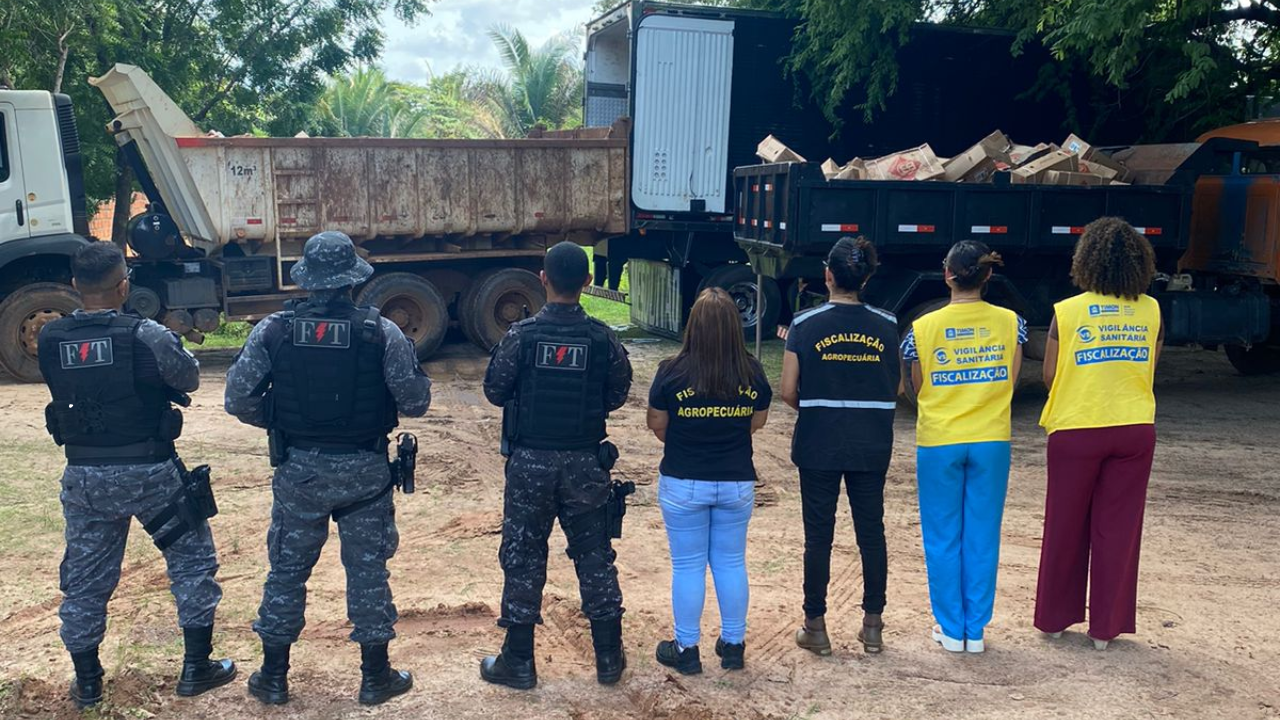 Carga de carne imprópria é descartada após denúncia de roubo na zona rural de Timon