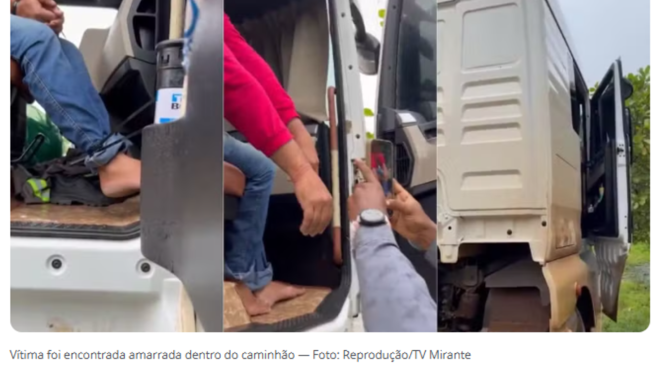 Caminhoneiro é sequestrado e tem 30 mil litros de diesel roubados na BR-316, no Maranhão