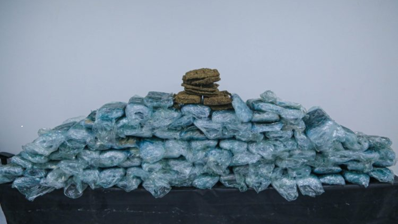 Cerca de 150 kg de skunk são apreendidos em operação policial em Matões do Norte.