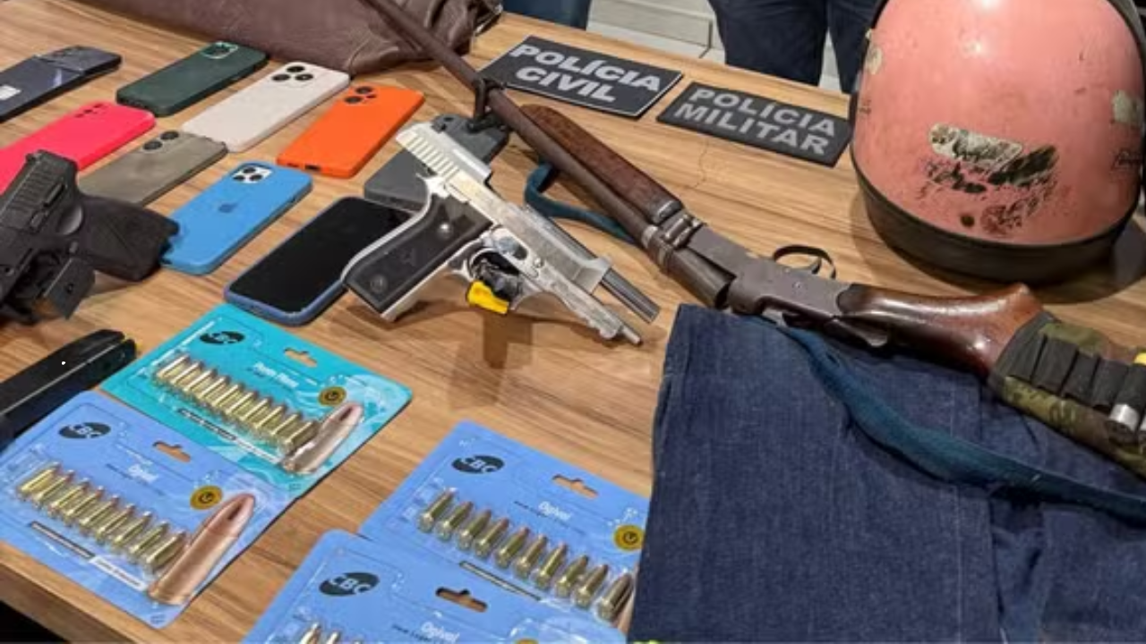 Operação policial prende sete suspeitos de roubo de armas em loja de Balsas