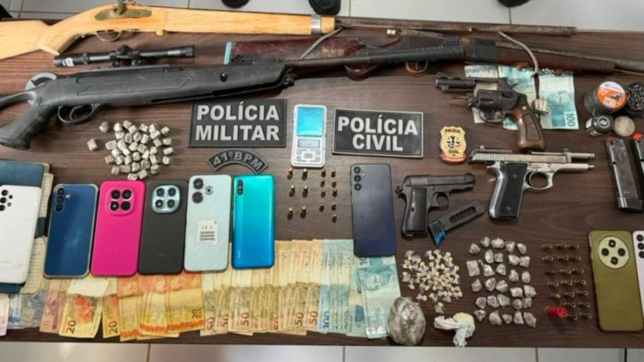 Polícia Civil deflagra operação contra integrantes de facções criminosas em Guimarães