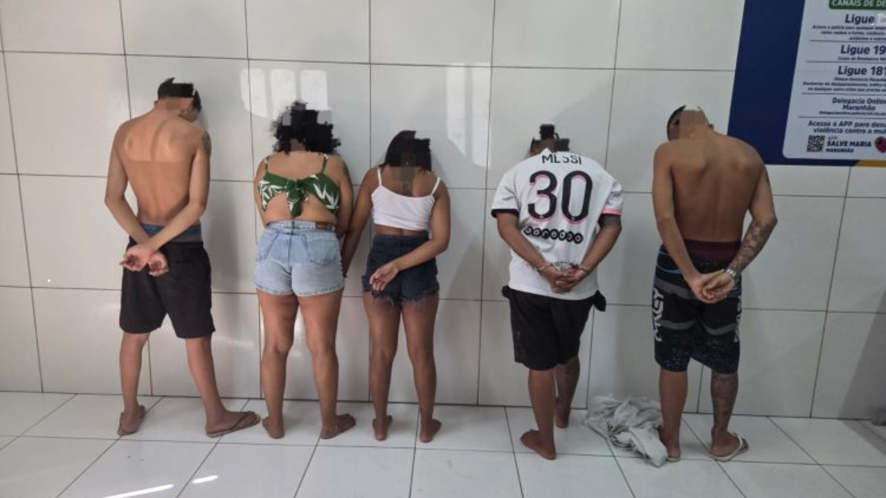 Três pessoas são presas e duas são apreendidas durante operação da Polícia Civil em Timon