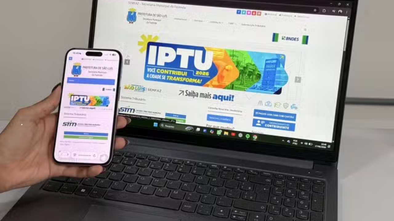 Prazo para pagamento da primeira parcela e cota única do IPTU 2026 termina nesta sexta-feira em São Luís