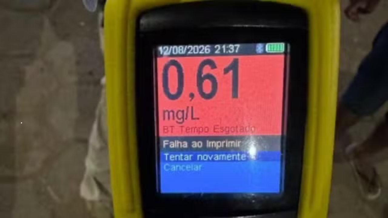 Motociclista é preso por embriaguez na BR-226, em Barra do Corda