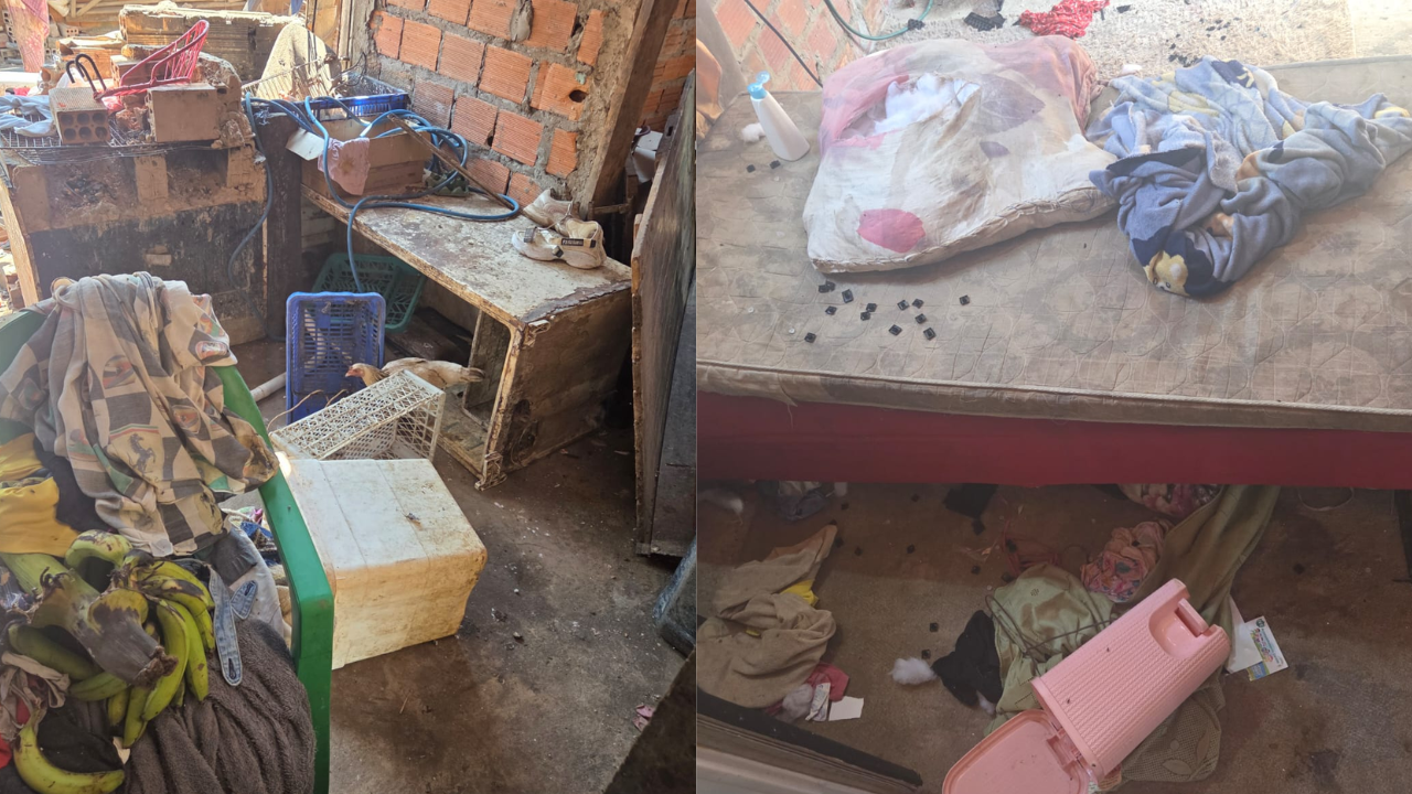 Crianças são encontradas em situação de abandono e insalubridade em Timon