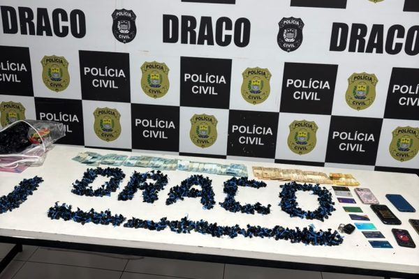 Operação do DRACO prende duas pessoas e apreende grande quantidade de drogas entre Teresina e Timon
