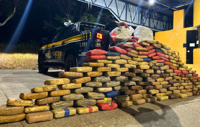 PRF apreende mais de 420 kg de entorpecentes em Alto Alegre do Maranhão