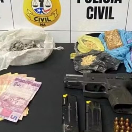 Operação Narke prende dois homens e apreende drogas e arma de fogo no MA