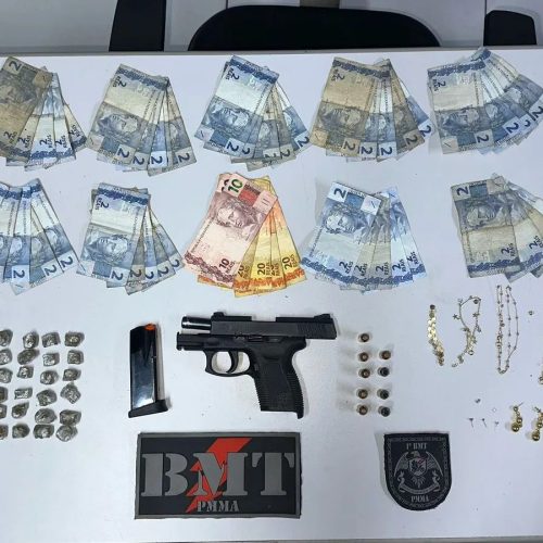 Casal é preso em operação policial no bairro Vila Nazaré