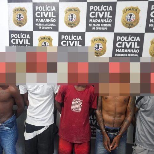 Quinteto do Crime: Grupo suspeito é preso por tráfico de drogas em Cururupu (MA)