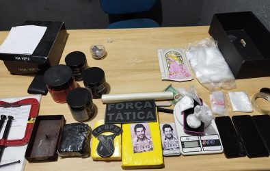 Polícia Militar apreende cocaína e materiais de tráfico em Imperatriz
